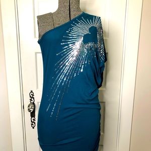 Souchy one shoulder dress